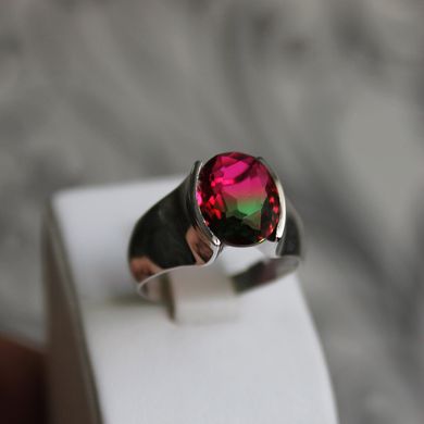 Серебряное кольцо "Zarina Pink", 15, Розовый